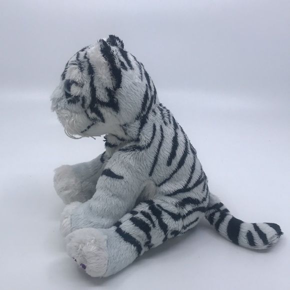 Kinectimals Microsoft Plush 2011 Grey Light Blue Maltese Tiger Stuffed Animal - Picture 5 of 11